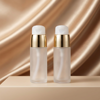 Bouteille en plastique pour fond de teint de 20ml, pompe, SPRAY, huile capillaire, bouteilles givrées, crème de soin de la peau, bouteille en plastique cosmétique