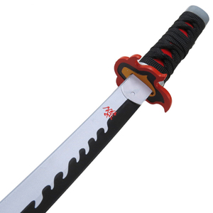 Lot de 13 styles de sabres de cosplay anime de 42 cm en plastique ABS, ensemble de sabres <span class=keywords><strong>Tanjiro</strong></span> Zenitsu Giyu Tomioka, Katana de jouet - Product Image 4