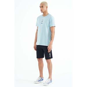 Pantalones Cortos de Doble Cara para Hombre Air Jones Alva, Color Azul Marino, Estampados, Mezcla de Algodón y Poliéster - Ropa Deportiva Informal, Modelo 81245 - Product Image 4