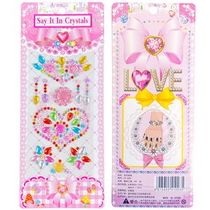 Autocollants créatifs en papier <span class=keywords><strong>pour</strong></span> filles, avec pierres précieuses, cristaux et diamants, modernes et simples, <span class=keywords><strong>pour</strong></span> récompenses de maternelle et décoration DIY - Product Image 5