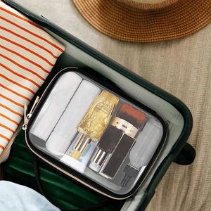 Newest Cosmetic Bag Portable Clear PVC Zipper Bag Fashion Ladies <b>Purse</b> Waterproof Travel Cosmetic Bag - Product Image 4