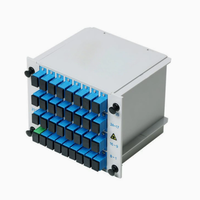 Répartiteur optique SC UPC PLC 1x4, boîtier cassette pour réseau FTTH FTTX