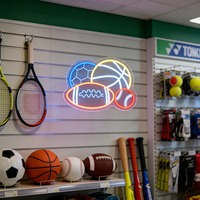 Enseigne néon personnalisée Neonawall OEM ODM, enseigne néon LED pour le rugby, le basketball, le football, pour la maison, la salle de jeux, les fêtes sportives, la décoration commerciale