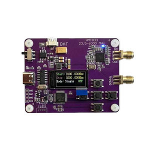 HMC833 23,5 MHz-6000MHzType-C Módulo generador de señal de carga con pantalla OLED de 0,96 pulgadas - Product Image 5
