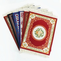Tapis de prière musulman de style persan avec pompon turc, tapis de souris de mosquée, tapis Sajadah, tapis, approvisionnement direct d'usine