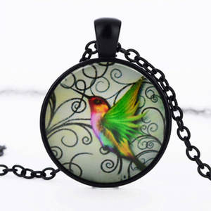 Collier pendentif charme <span class=keywords><strong>petit</strong></span> oiseau volant, collier vintage bleu <span class=keywords><strong>colibri</strong></span>, collier <span class=keywords><strong>colibri</strong></span> pierre précieuse pour femmes - Product Image 6