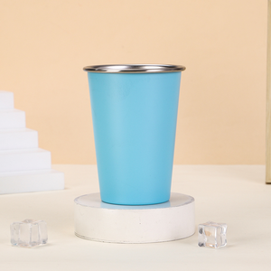 8oz 12oz 16oz Tasses à vin en acier inoxydable 304 sans BPA, saines et incassables avec logo <span class=keywords><strong>personnalisé</strong></span> - Product Image 6