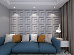 Paneles Decorativos de Pared 3D UDK a Precio Económico, 50*50cm, Revestimiento de Pared Ligero de PVC, Láminas Decorativas para Sala de Estar - Product Image 5