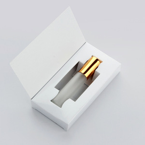 New Custom Logo Unique Single Mini Glass Perfume Pump Spray <b>Bottle</b> Silk Screen Printed Outer Paper Packaging <b>Box</b> for Gift - Product Image 4
