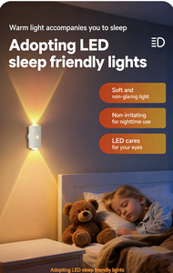 Colorful gradient atmosphere night <b>light</b> intelligent human body <b>sensor</b> magnetic charging multi-color glowing wall lamp home lamp - Product Image 4