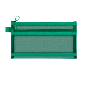 Estuche de Gran Capacidad para Material Escolar, Estuche de Lona Suave para Niñas, Estuche de Lápices de Malla Transparente con Dibujos Animados - Product Image 3