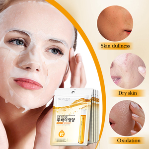 Masque facial en coton BIOAQUA Factory Cosmetics, blanchissant, éclaircissant, hydratant, à la niacinamide, à la vitamine C, soin <span class=keywords><strong>de</strong></span> beauté, raffermissant, pour peaux sèches - Product Image 2