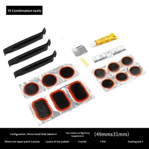 Lạnh vá xe đạp sửa chữa lốp công cụ thiết lập keo miễn phí sửa chữa lốp vá với đòn bẩy lốp công cụ hộp Xe Đạp Phụ kiện bảo trì - Product Image 2