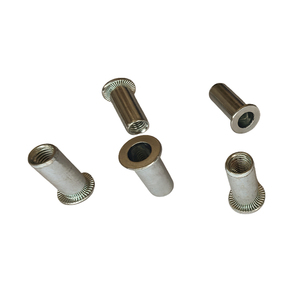 高精度304ステンレス製フラットヘッド滑らかなボディリベットナットM3-M12工業用 - Product Image 2