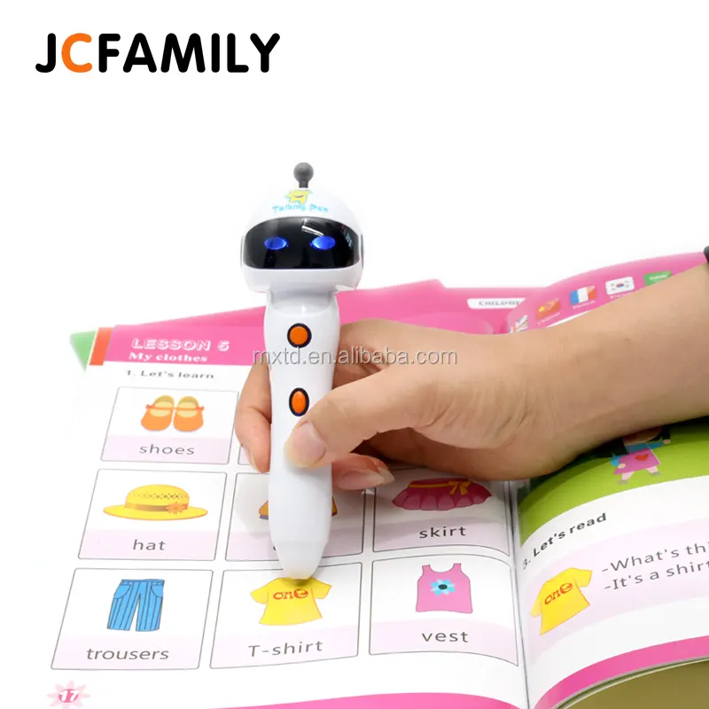 JCFAMILY 2020 أفضل مبيعات تعليم ألعاب تعلم 2-8 سنوات ما قبل المدرسة القراءة القلم