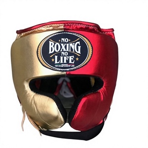Guantes de MMA Personalizados en Rojo y Dorado, de Piel Genuina, con Cierre de Cordones, Ligeros, para Entrenamiento y Sparring Profesional - Product Image 2