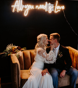 Envío Directo, Alas de Ángel Personalizadas, Letras de Neón LED Acrílicas Transparentes en 3D, Letrero Luminoso Decorativo, Letreros Electrónicos - Product Image 1