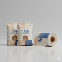 Film d'emballage alimentaire PE High-Barrie pour pochettes d'oreiller pour collations Chips Biscuits Gâteau Rouleau Format d'emballage