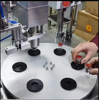Machine semi-automatique de cachetage de flacon en verre de 7ml pour l'utilisation d'emballage de lentilles de contact
