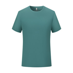 Custom Short Sleeve T-Shirt Modal Solid Color Leisure Wear Promotional T-Shirts - Product Image 4