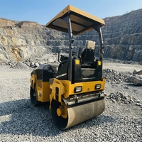 Compacteur vibrant à double tambour Xmr403 de 4 tonnes pour l'Algérie/l'Amérique du Sud avec une largeur de travail de 4500 mm