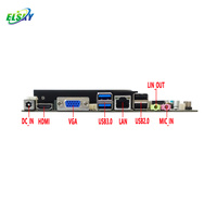 Harga pabrik ELSKY motherboard OEM QM6600 dengan CPU Sandy Bridge Generasi ke-2 CORE i5 2520M DDR3 MAX 8GB MSATA 3.0 VGA HD_MI 1.4 LVDS