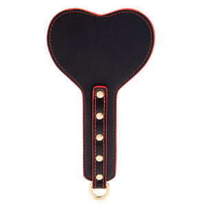 Venta al por mayor juguetes para adultos BDSM juguete sexual Pu cuero mano Pat SM sexo coqueteo azotes paleta en forma de corazón para mujeres juguetes sexuales para parejas - Product Image 3