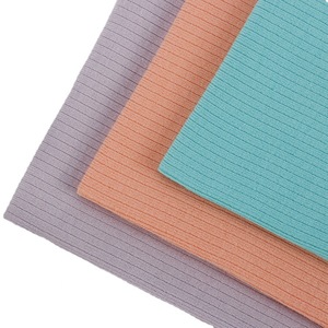 Mùa Đông Ăn Mặc Vải 250 GSM 95% Cotton 5% Spandex 3*1 Sườn Đan Đàn Hồi Ăn Mặc Vải Cho Phụ Nữ Ăn Mặc - Product Image 5