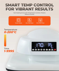 Máquina de Transferencia de Calor Eléctrica Inteligente Totalmente Automática de 38x38cm, Máquina de Prensa de Camisetas por Sublimación - Product Image 5
