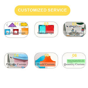Services d'emballage et de logistique personnalisés, ensemble de blocs magnétiques colorés pour la construction, pour l'éducation précoce et l'intelligence - Product Image 6