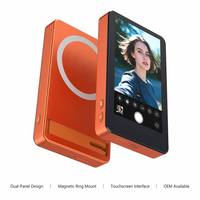 Étuis de téléphone portable intelligents personnalisés avec écran en encre électronique 4 couleurs de 4,0 pouces, NFC, antichoc, TPU+PC, design de personnage de dessin animé en époxy