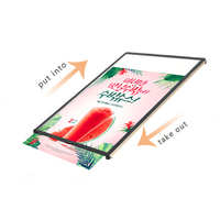 Boîtes photo à Led A4 pour affichage de menu et de fenêtre, livraison directe de l'usine