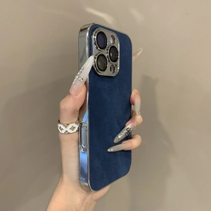 Custodia per telefono Fashion Business con placcatura e fori precisi per <span class=keywords><strong>iPhone</strong></span> 17 Air 16 15 14 13 12 Pro <span class=keywords><strong>11</strong></span>, protezione antiurto completa per la fotocamera - Product Image 5