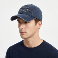 Casquette de baseball unisexe personnalisée en coton délavé à 6 panneaux avec boucle métallique, fusion sans couture, pour extérieur décontracté, toutes saisons, vente en gros