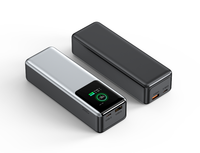 Nuevo Banco de Energía Portátil de 18000 mAh con Carga Rápida PD de 100 W, Cargador para Laptop con Puertos Tipo-C y USB y Función de Pantalla LED, Regalo de Moda 2025