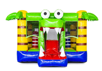 Château Gonflable Marque Crocodile Amusement et Structure de Jeu Durable Intérieur/Extérieur
