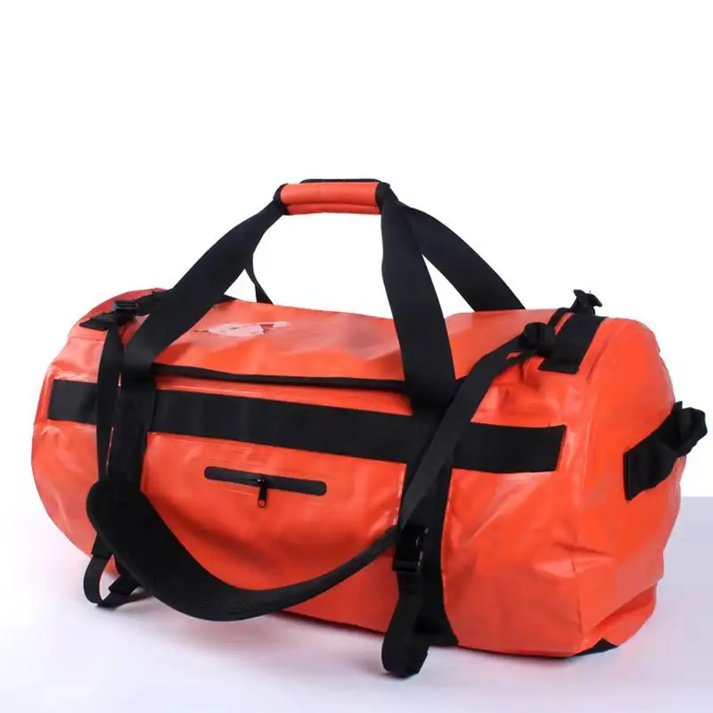 Borsone da palestra di grande capacità zaino sportivo borsa da viaggio in tela cerata impermeabile in pvc per uomo donna borsa da viaggio all'aperto