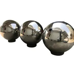 wholesale personalized cheap decorative metal balls stainless steel hollow ball