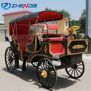 Voiture électrique de tourisme de haute qualité, chariot électrique de Noël, chariot tiré par des chevaux à vendre - Product Image 2