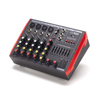 Console de mixage professionnelle BN-6A avec suppression du bruit et prise en charge USB