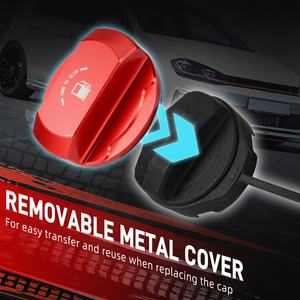 Vis de bouchon de remplissage de carburant en aluminium BEVINSEE pour VW pour Golf 5 6 Jetta GLI Audi A1 A3 pour <span class=keywords><strong>Porsche</strong></span> 911 996 997 1J0201550A 1J0201550AS - Product Image 2