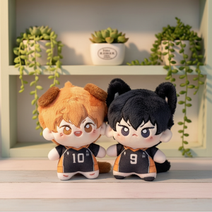 4 Diseños de Figuras de Anime Estilo Japonés, Muñeco de Peluche de Dibujos Animados Haikyu, Hinata Shoyo, Figura de Peluche Suave, Juguetes de 10 cm, Muñeca de Algodón - Product Image 1