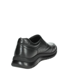 Moda tendenza Sneakers alte Slip-On nere modello 652211 in maglia superiore traspirante in vera pelle illuminata Casual per la primavera - Product Image 3