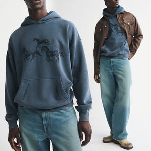 Sudaderas Unisex KingSen Fashion Streetwear, 100% Algodón, Gruesas y Cálidas, Diseño Gráfico con Impresión Digital, Bolsillo, Resistentes al Viento - Product Image 2