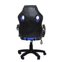 Cockpit de simulateur de course de luxe moderne avec massage sans LED, chaise pivotante Scorpion pour la maison et le bureau