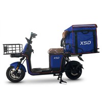 Moto électrique à deux roues, batterie lithium 1000W, moteur sans balais, fabriquée en Chine, pour la livraison.
