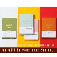 Cahier de notes A5 fait à la main Macarons en cuir Journal école personnalisable couverture rigide Agenda planificateur avec bande élastique Surevan RTS22