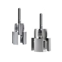 Fileteuse électrique pour tuyaux, filetage interne/extérieur, 4/6 branches, tuyau PPR 1/2+3/4, acier au carbone universel, outil de filetage à tige hexagonale