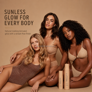 Espuma Autobronceadora <span class=keywords><strong>con</strong></span> Ingredientes Orgánicos OEM, Crema Autobronceadora Instantánea para Exteriores, Bronceador Corporal Natural, Kit de Bronceado - Product Image 6