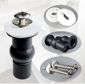 변기 시트 힌지 나사 범용 변기 시트 고정 수리 키트 확장형 고무 탑 너트 볼트 - Product Image 5
